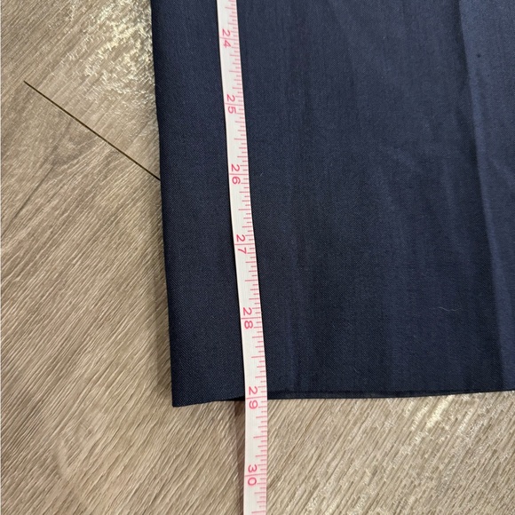 Banana Republic Ryan Pants Women Size 14 Navy Wool Blend Office Career Trousers - Picture 8 of 9